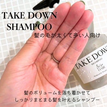 TAKE DOWN SHAMPOO/＆be/シャンプー・コンディショナーを使ったクチコミ（2枚目）