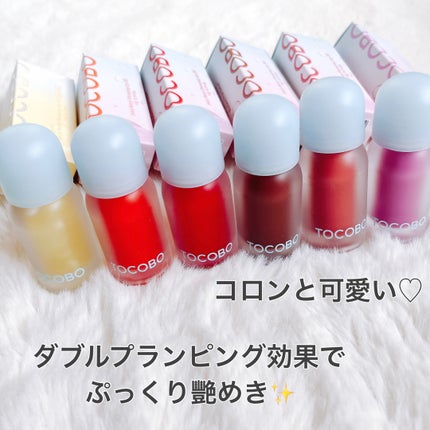ジューシーベリープランピングリップオイル/TOCOBO/リップグロスを使ったクチコミ(3枚目)