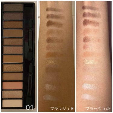 UR GLAM LUXE　12 COLORS EYESHADOW PALLET/U R GLAM/パウダーアイシャドウを使ったクチコミ（2枚目）