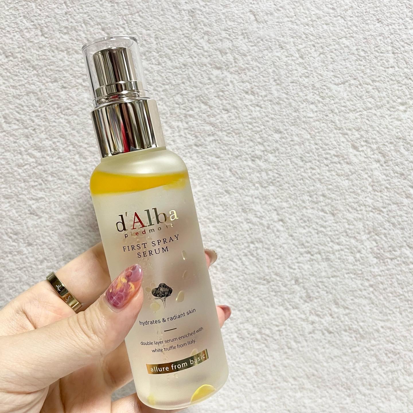 ダルバ ホワイトトリュフファーストスプレーセラム/ダルバ/ミスト状化粧水を使ったクチコミ（2枚目）