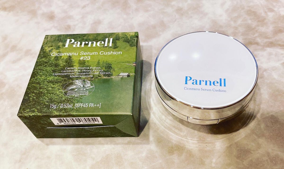 シカマヌ セラム クッションファンデ/parnell/クッションファンデーションを使ったクチコミ(1枚目)