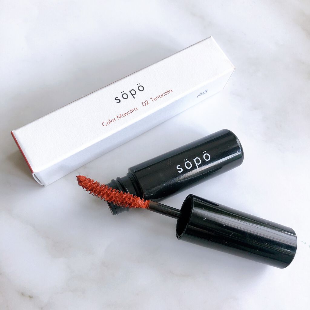カラーマスカラ/sopo/マスカラを使ったクチコミ(4枚目)
