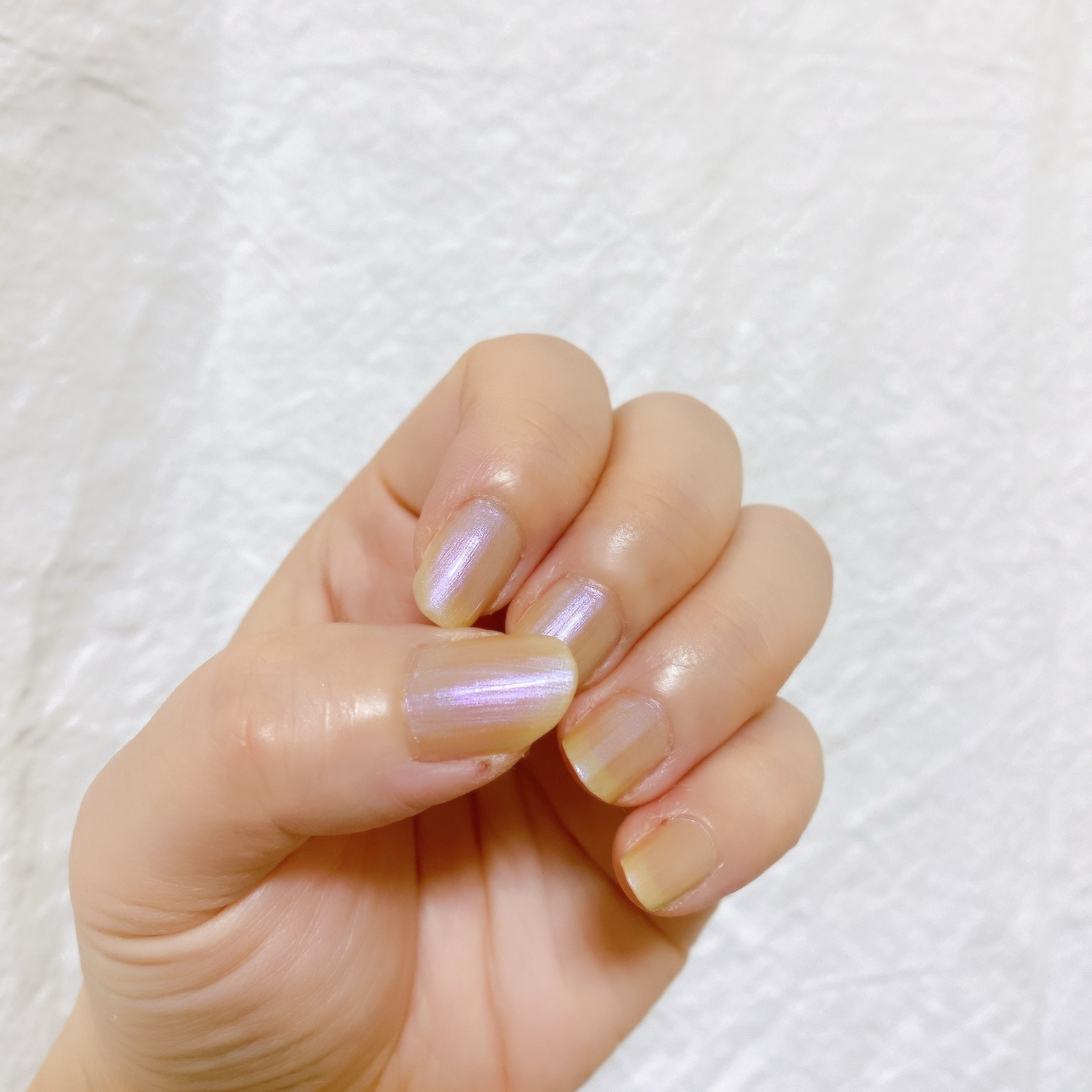 オサジ アップリフト ネイルカラー 38 Pegasus〈ペガサス〉/OSAJI/マニキュアを使ったクチコミ（2枚目）