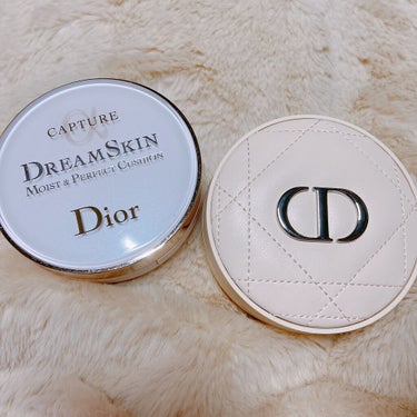 カプチュール ドリームスキン モイスト クッション SPF50 /PA+++ /Dior/クッションファンデーションを使ったクチコミ（1枚目）