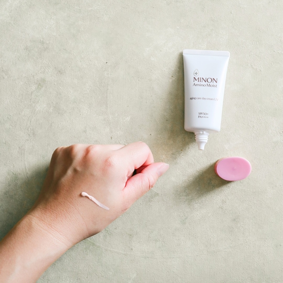 ミノン アミノモイスト エイジングケア デイクリームUV/ミノン/日焼け止めクリームを使ったクチコミ（3枚目）