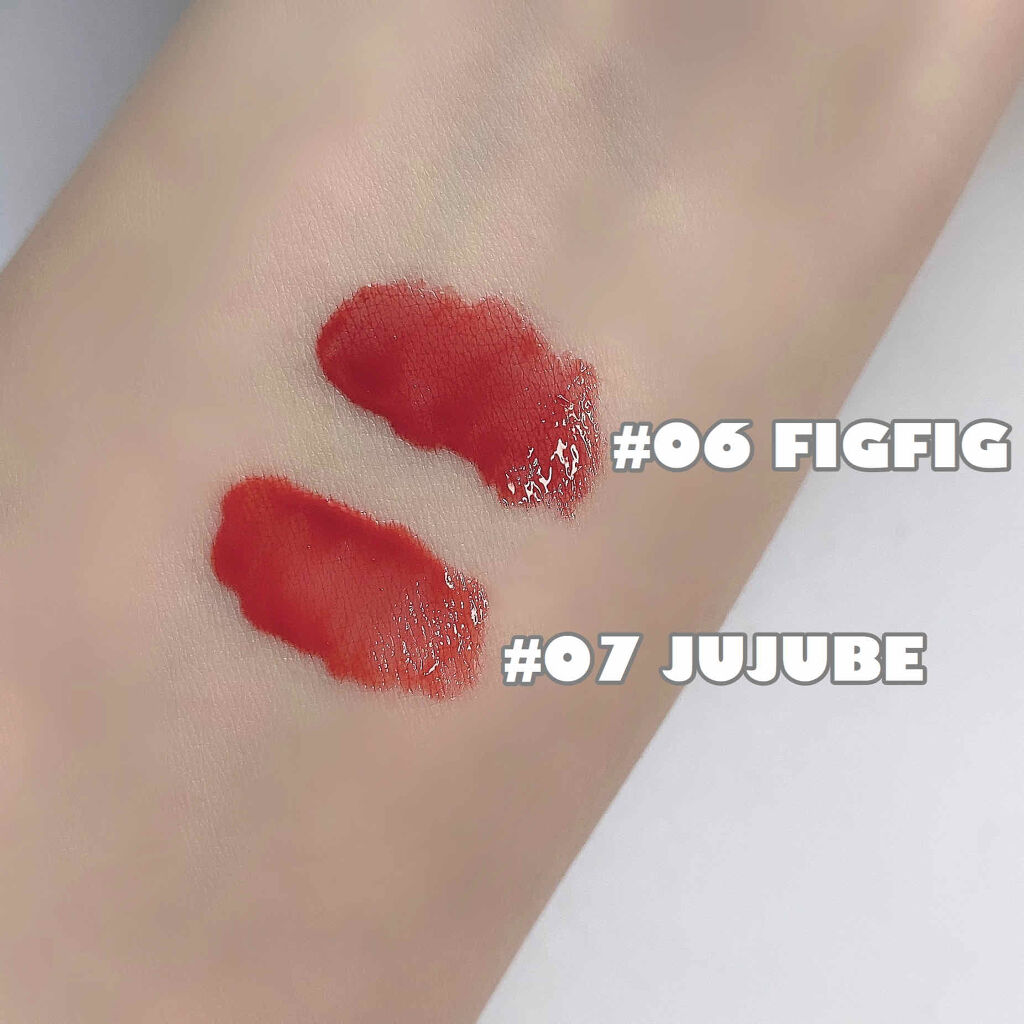 ジューシーラスティングティント/rom&nd/リップティントを使ったクチコミ（2枚目）