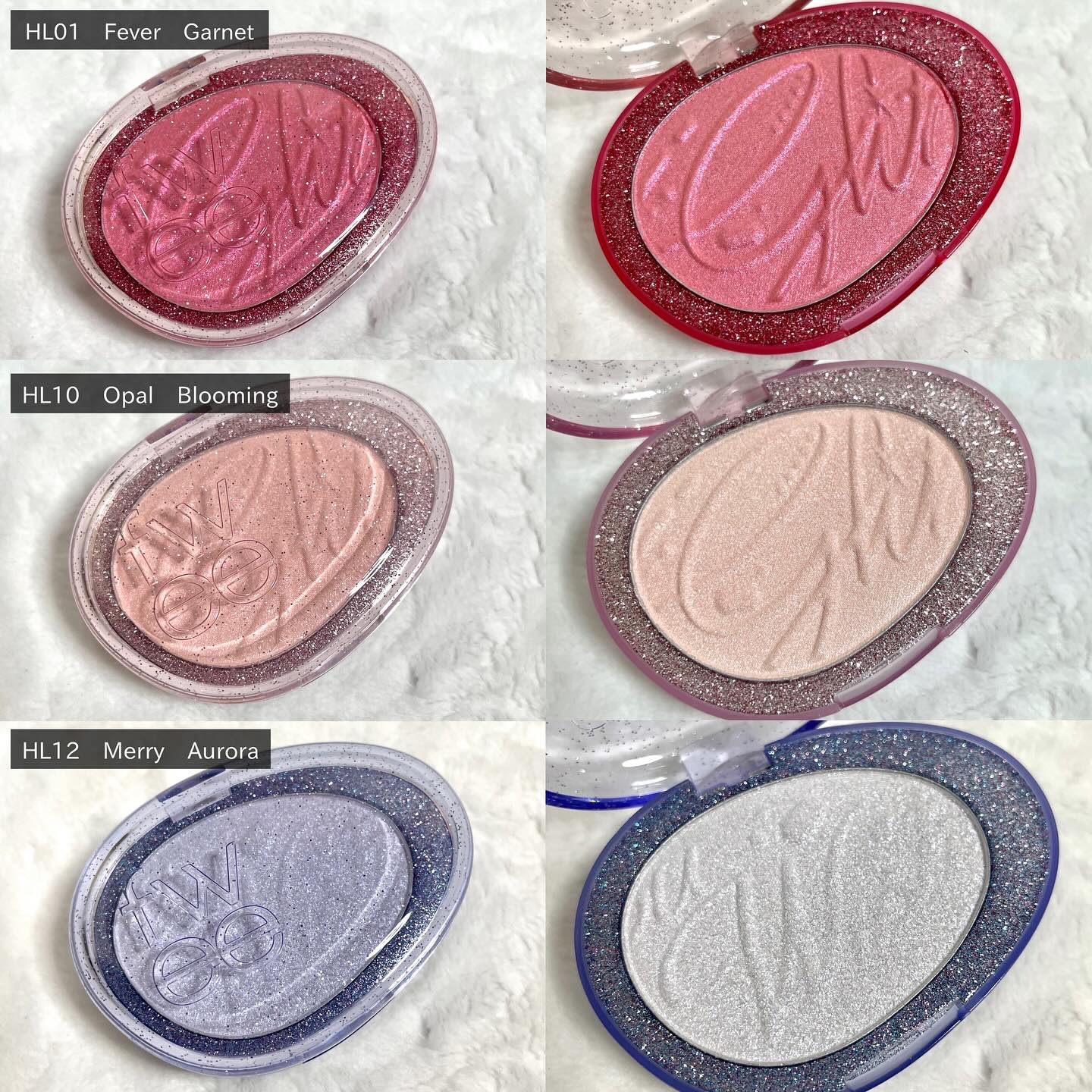 フィー グリッツストーンハイライター/fwee/パウダーハイライトを使ったクチコミ（3枚目）