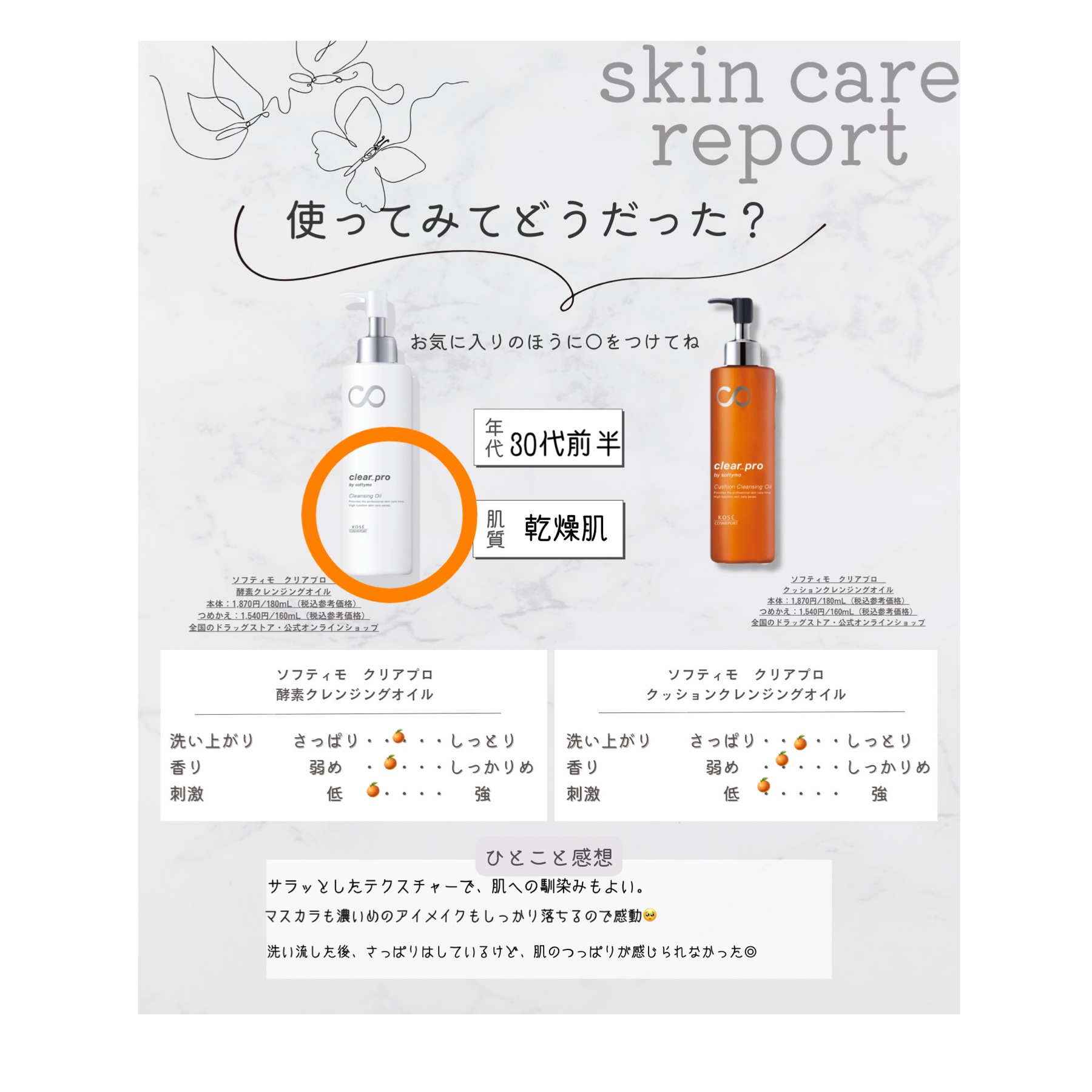 ソフティモ クリアプロ 酵素クレンジングオイル/ソフティモ/オイルクレンジングを使ったクチコミ（3枚目）