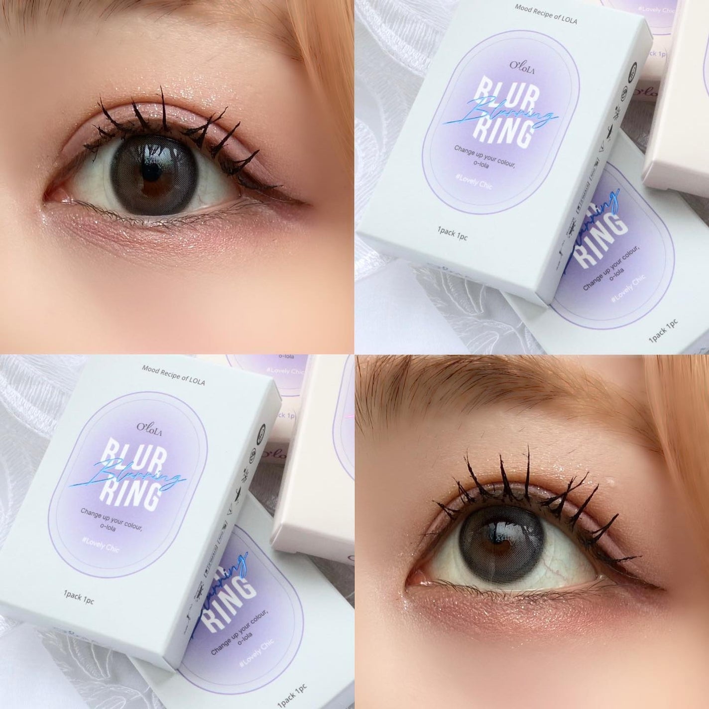 ブラーリング/OLOLA/カラーコンタクトレンズを使ったクチコミ(1枚目)