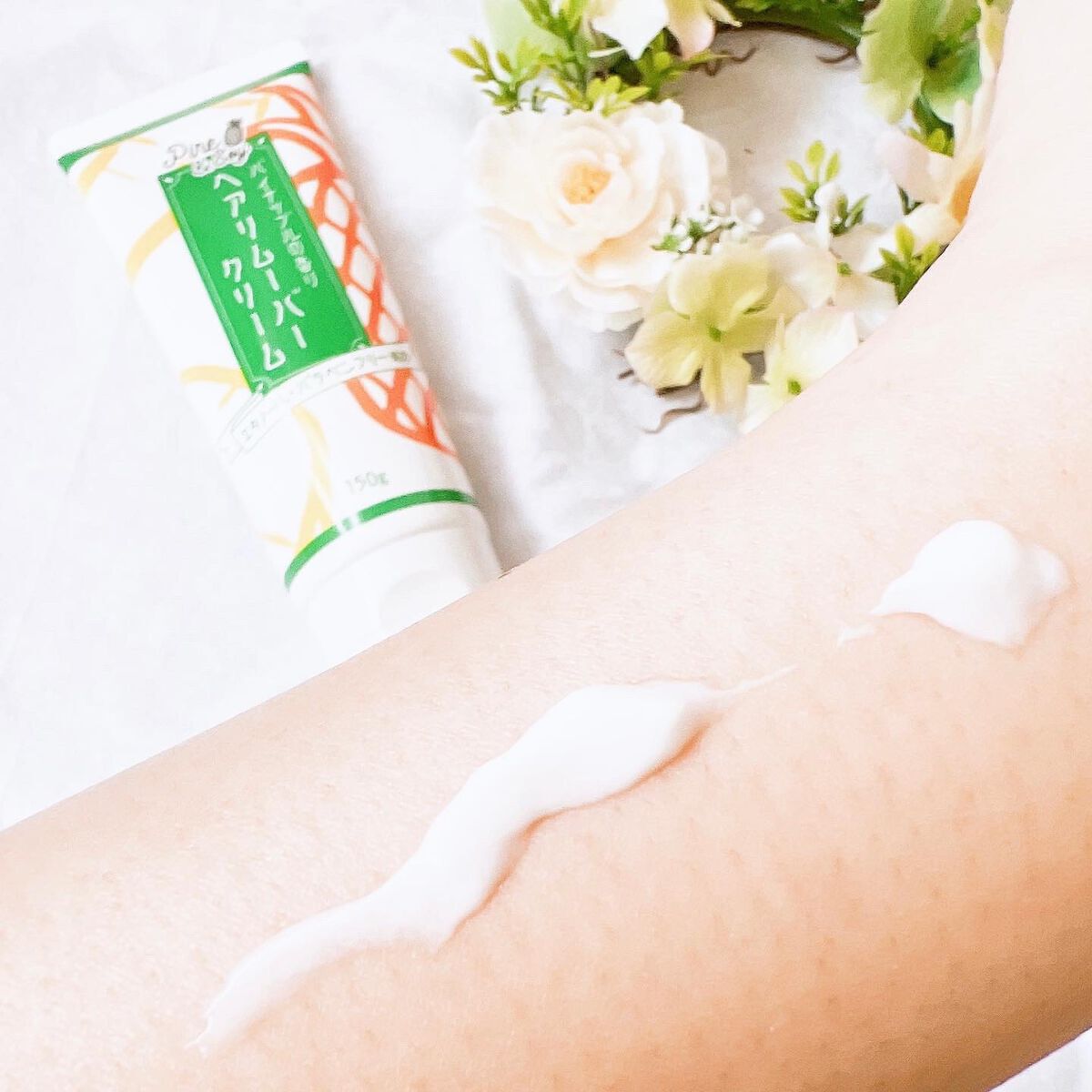 パイン&ソイ ヘアリムーバークリーム/アスティ コスメフリーク/除毛クリームを使ったクチコミ(4枚目)