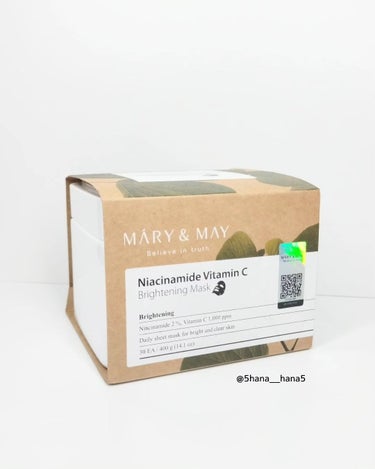 ナイアシンアミドビタミンC ブライトニングマスク/MARY&MAY/シートマスク・パックを使ったクチコミ（4枚目）