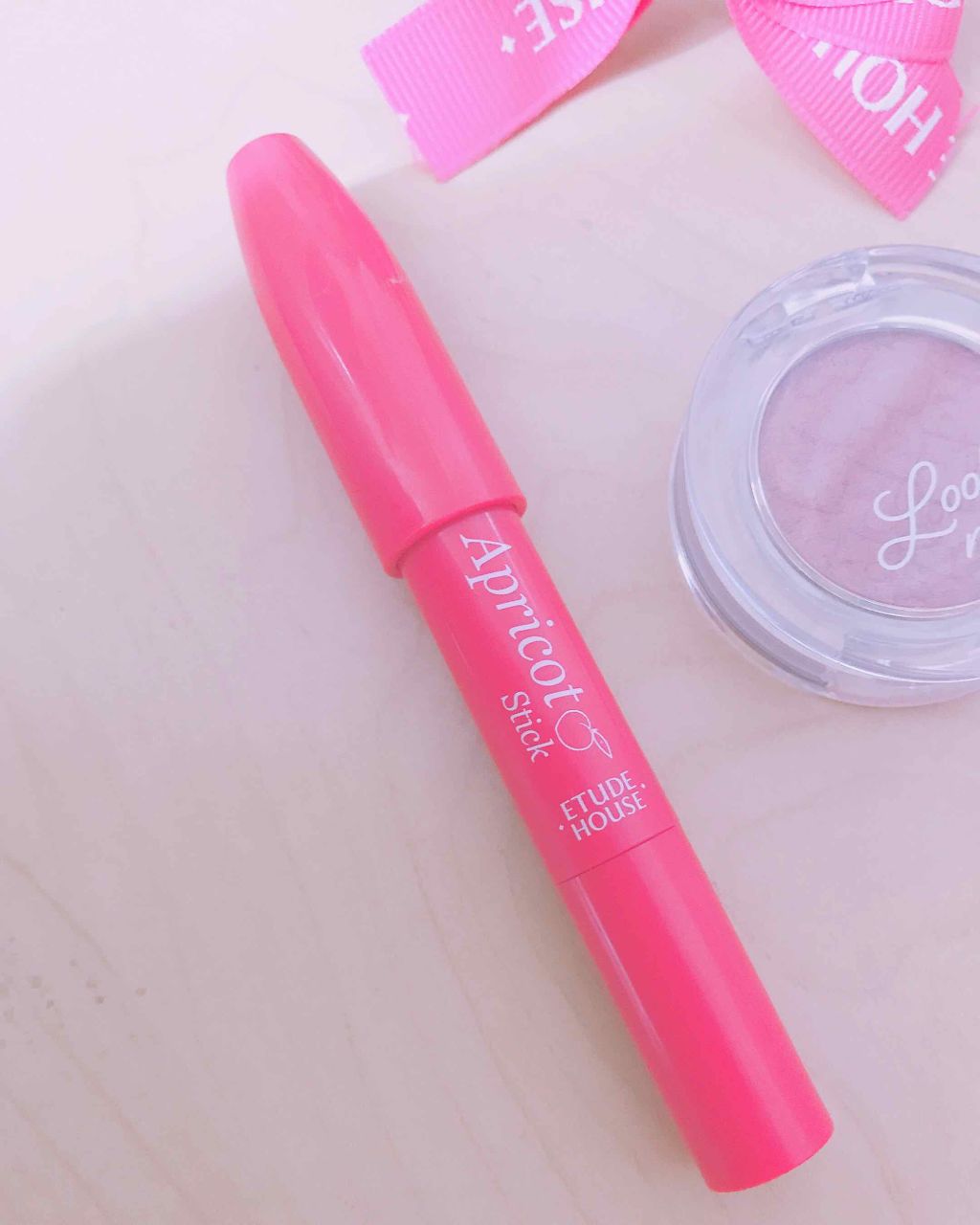 アプリコット スティックグロス/ETUDE/リップグロスを使ったクチコミ（1枚目）