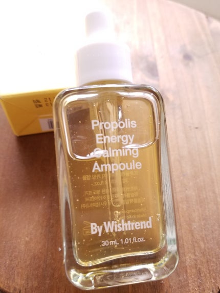 プロポリスエナジーカーミングアンプル/By Wishtrend/美容液を使ったクチコミ(4枚目)