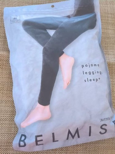 BELMISE パジャマレギンスsleep＋のクチコミ「
よくネット広告で見ていて気になっていました
脚がむくみやすく靴下の跡がすぐにつく
新発売だし.....」（1枚目）