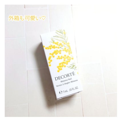 ミモザ ネイル/DECORTÉ/マニキュアを使ったクチコミ(3枚目)