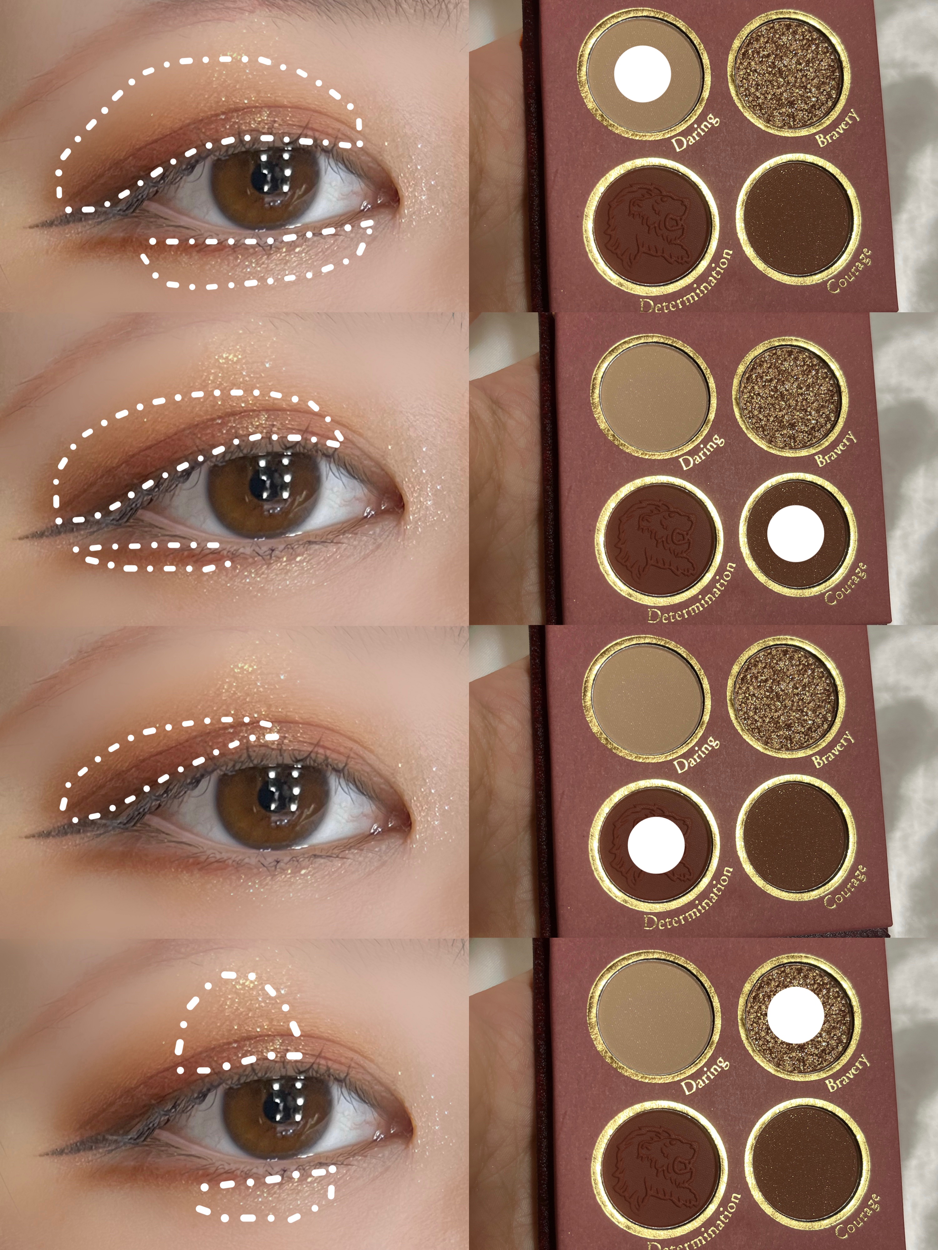 SHEGLAM ハリーポッター ホグワーツの家パレットのクチコミ「SHEIN×ハリーポッターコラボアイシャドウがヤバすぎた！

✂ーーーーーーーーーーーーーーー.....」（2枚目）