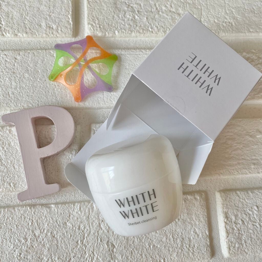 フィス ホワイト シャーベットクレンジグ/WHITH WHITE/クレンジングクリームを使ったクチコミ(4枚目)