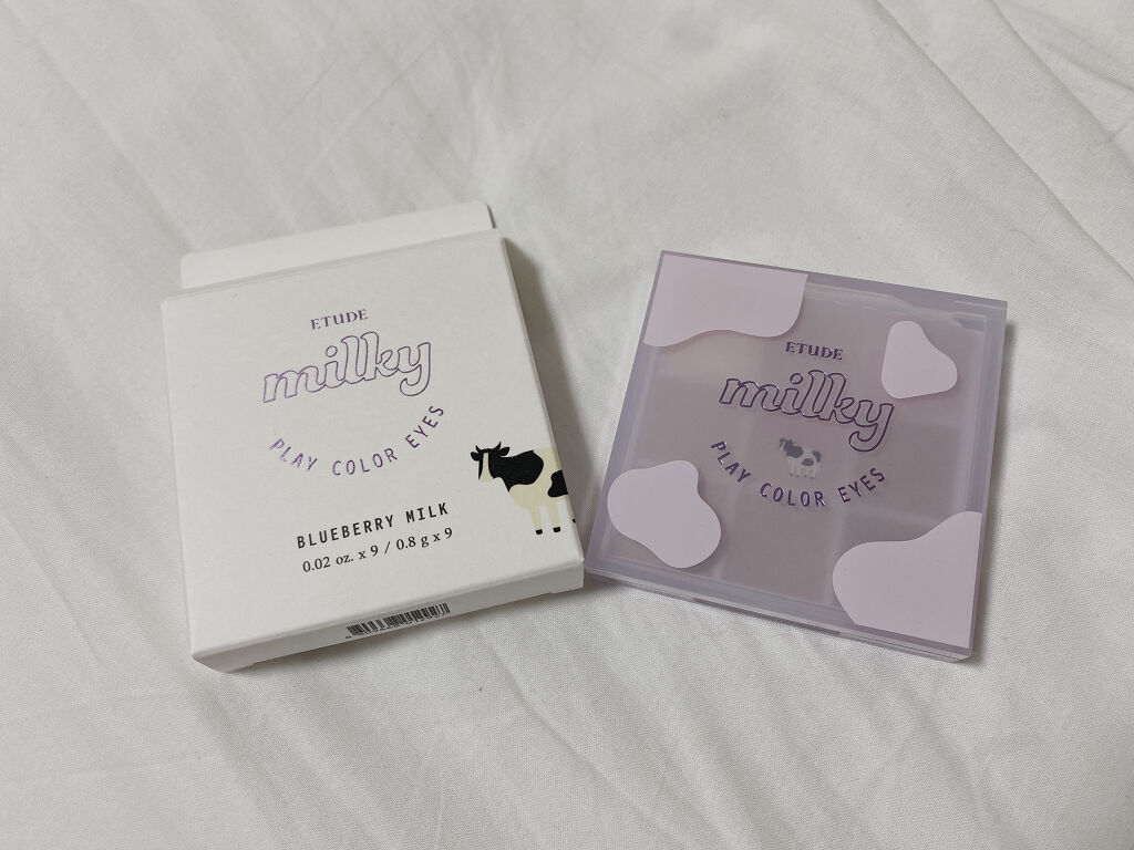 プレイカラーアイズ ≪ミルキーコレクション≫/ETUDE/アイシャドウパレットを使ったクチコミ（1枚目）