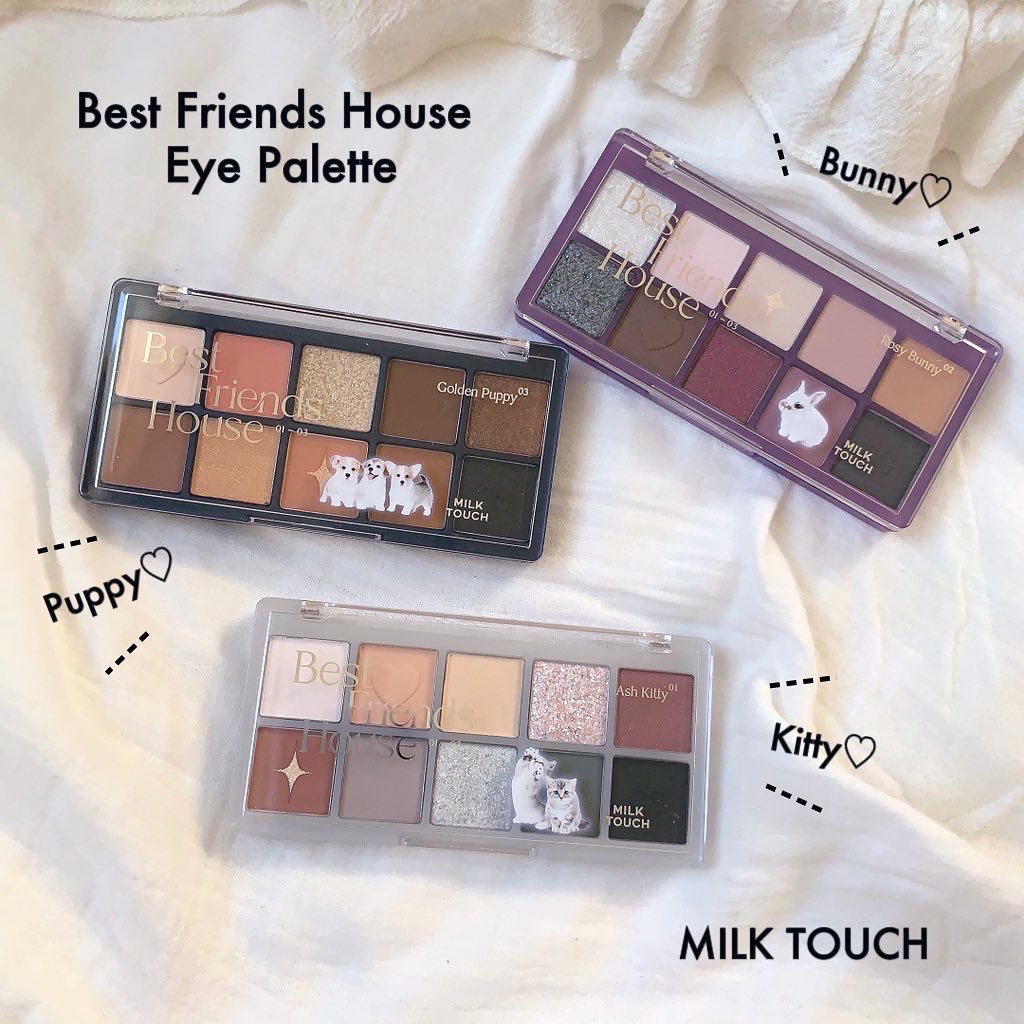 ビーマイベストフレンズハウスパレット 03 Golden Puppy/Milk Touch/アイシャドウパレットを使ったクチコミ（1枚目）