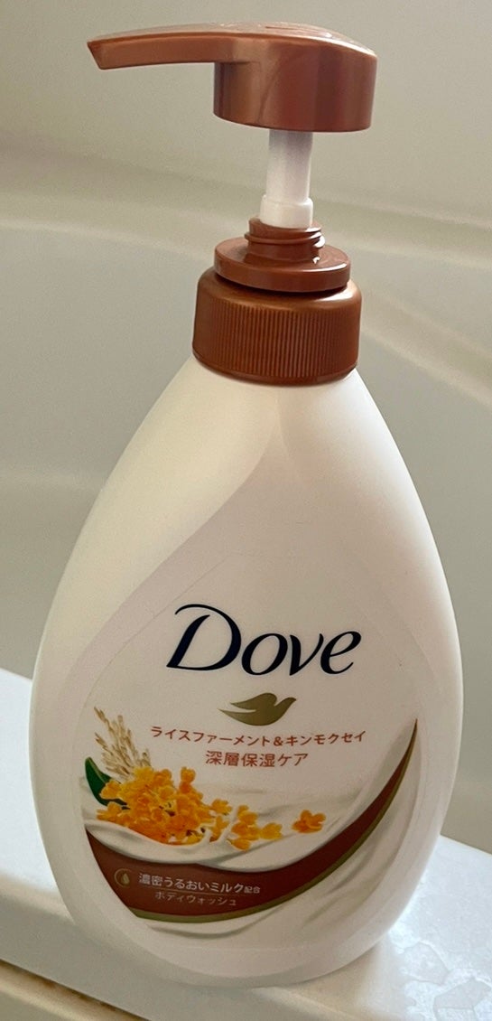ボディウォッシュ ライスファーメント&キンモクセイ/ダヴ/ボディソープを使ったクチコミ(1枚目)