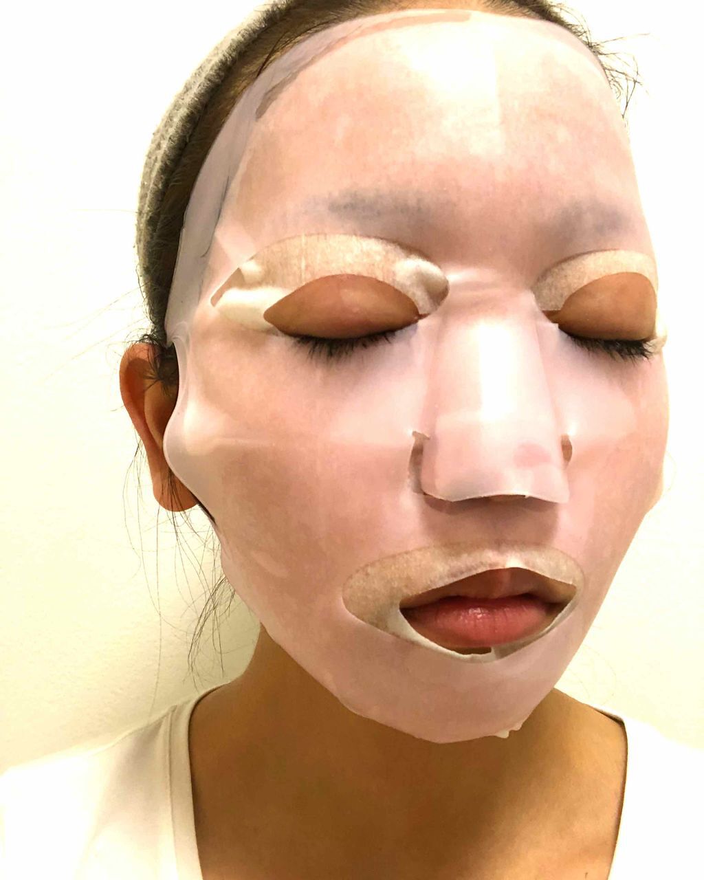 シリコーン潤マスク 3D/DAISO/その他スキンケアグッズを使ったクチコミ（3枚目）