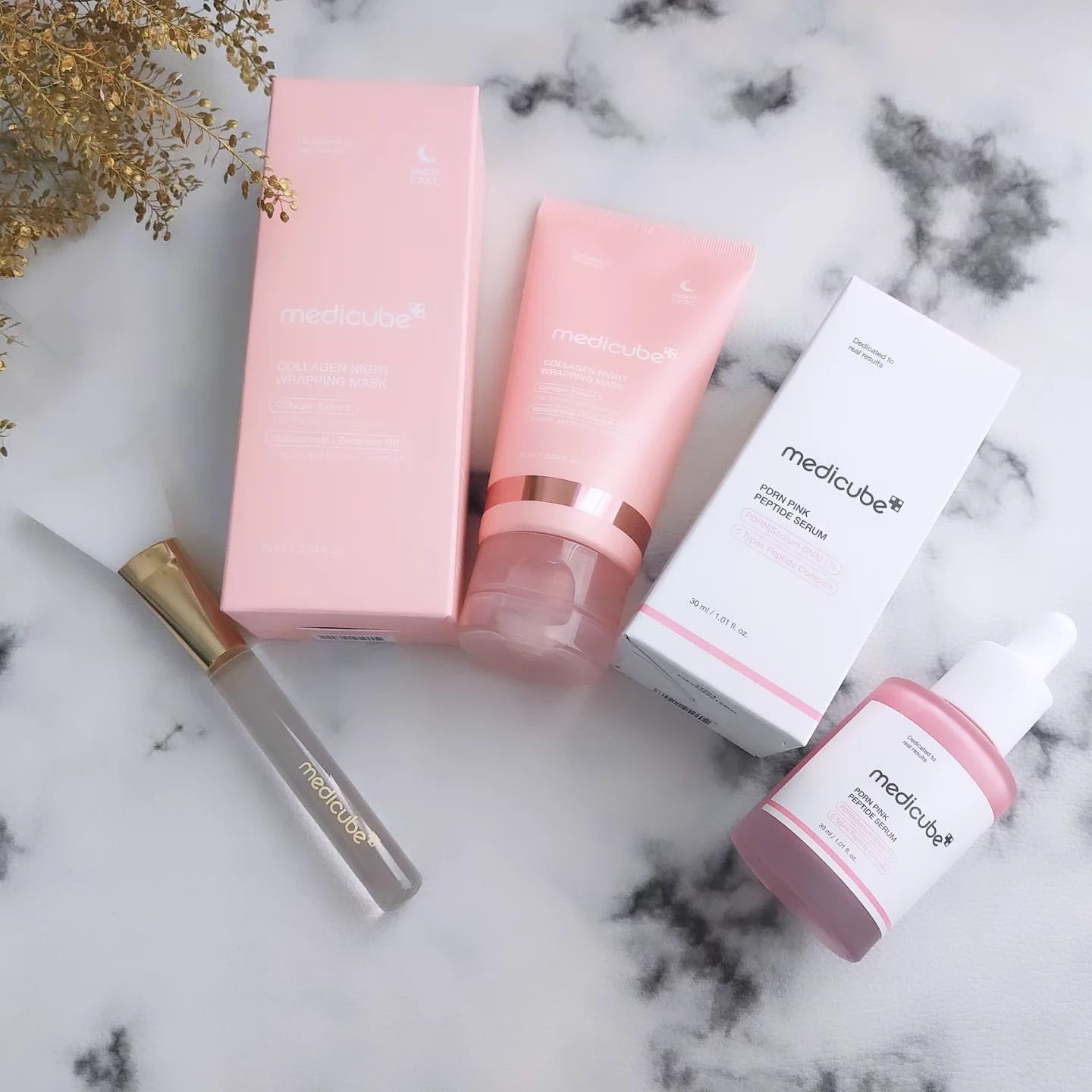 コラーゲンナイトラッピングマスク/MEDICUBE/洗い流すパック・マスクを使ったクチコミ（2枚目）