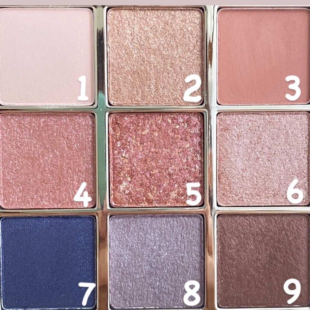 長相思シリーズ 9色アイシャドウパレット/CATKIN/アイシャドウパレットを使ったクチコミ（2枚目）