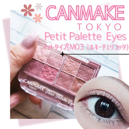 プティパレットアイズ(マットタイプ)/キャンメイク/パウダーアイシャドウを使ったクチコミ(1枚目)