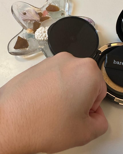 オリジナル ピュア セラム カバーアップ クッション/bareMinerals/クッションファンデーションを使ったクチコミ(3枚目)