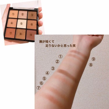 UR GLAM　BLOOMING EYE COLOR PALETTE/U R GLAM/アイシャドウパレットを使ったクチコミ（3枚目）