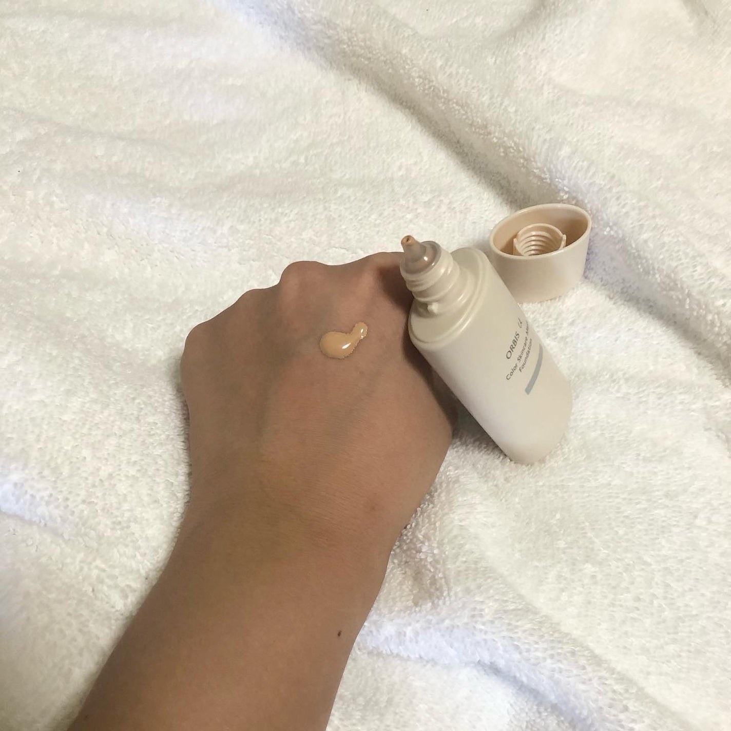 オルビスユー カラースキンケアマスク ファンデーション/オルビス/リキッドファンデーションを使ったクチコミ(4枚目)