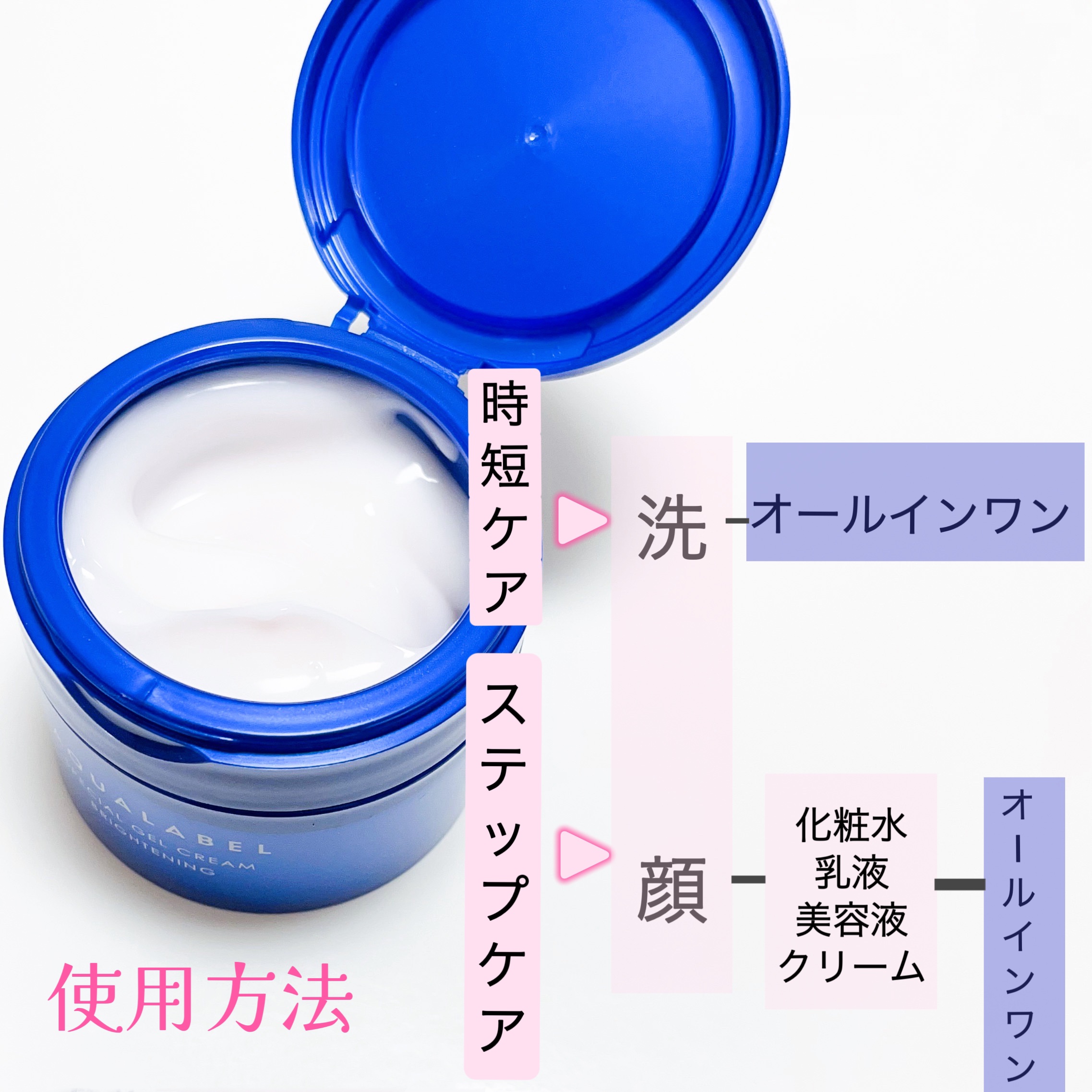 スペシャルジェルクリーム EX （ブライトニング） /アクアレーベル/オールインワン化粧品を使ったクチコミ（2枚目）