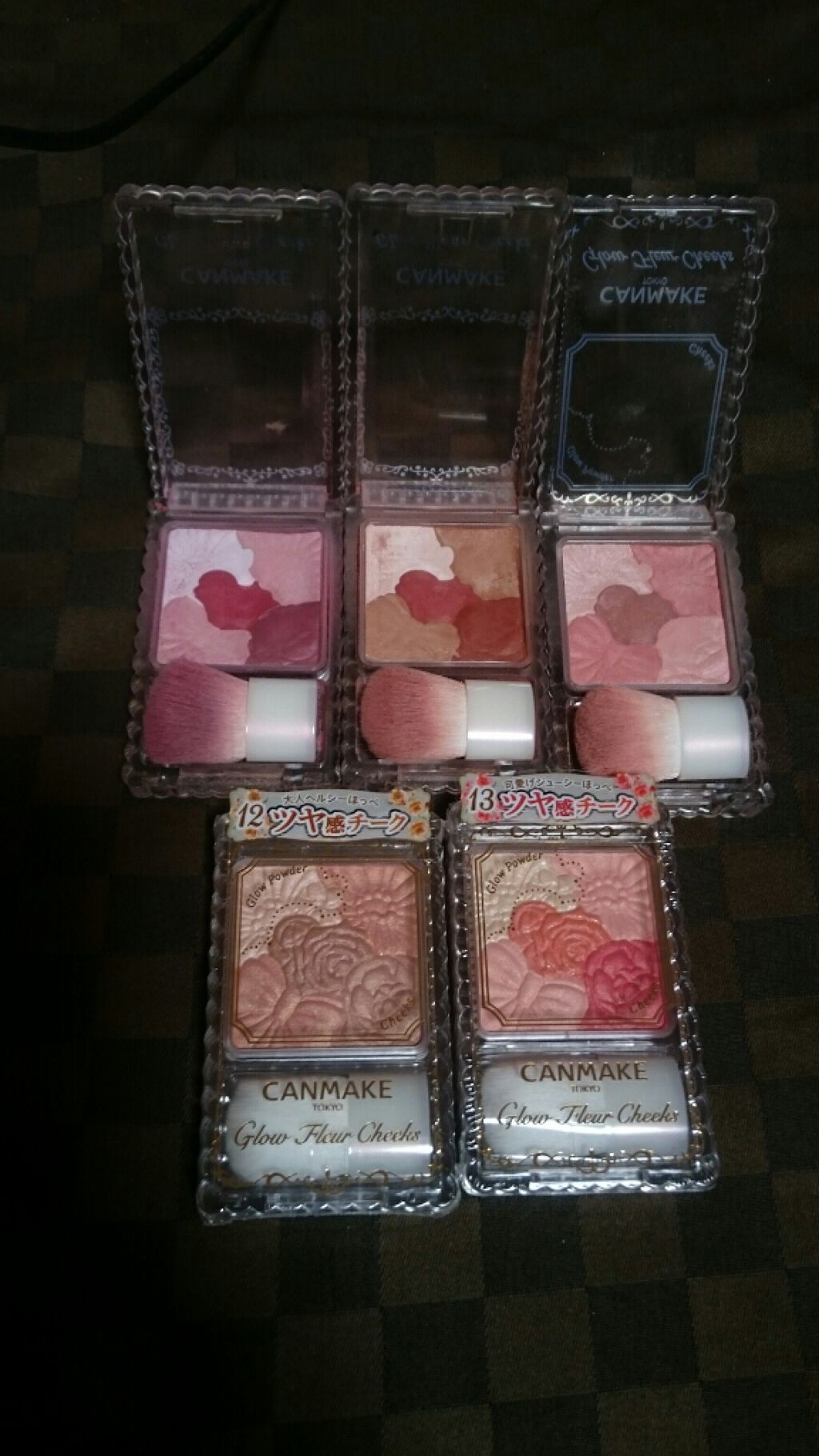 グロウフルールチークス/キャンメイク/パウダーチークを使ったクチコミ(1枚目)