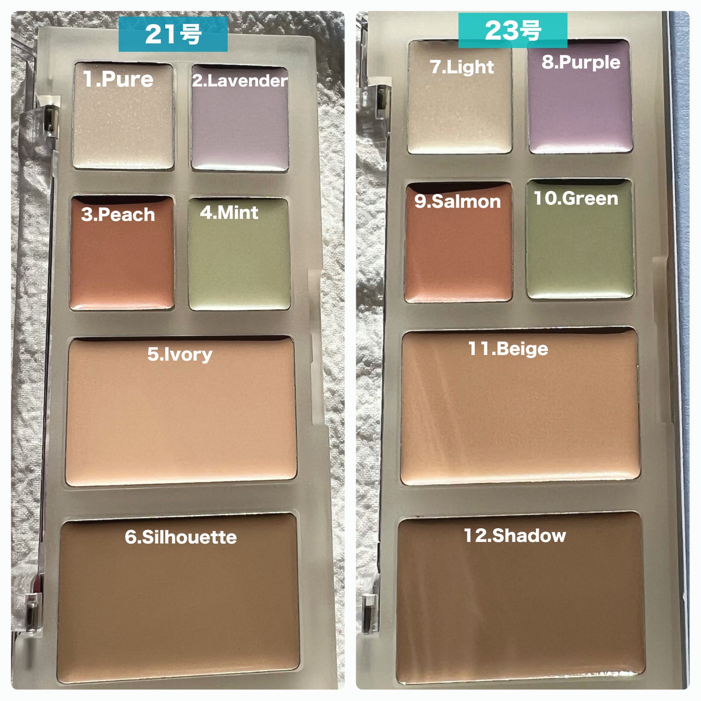 ブリージングコンシーラーパレット/Healus/パレットコンシーラーを使ったクチコミ(4枚目)