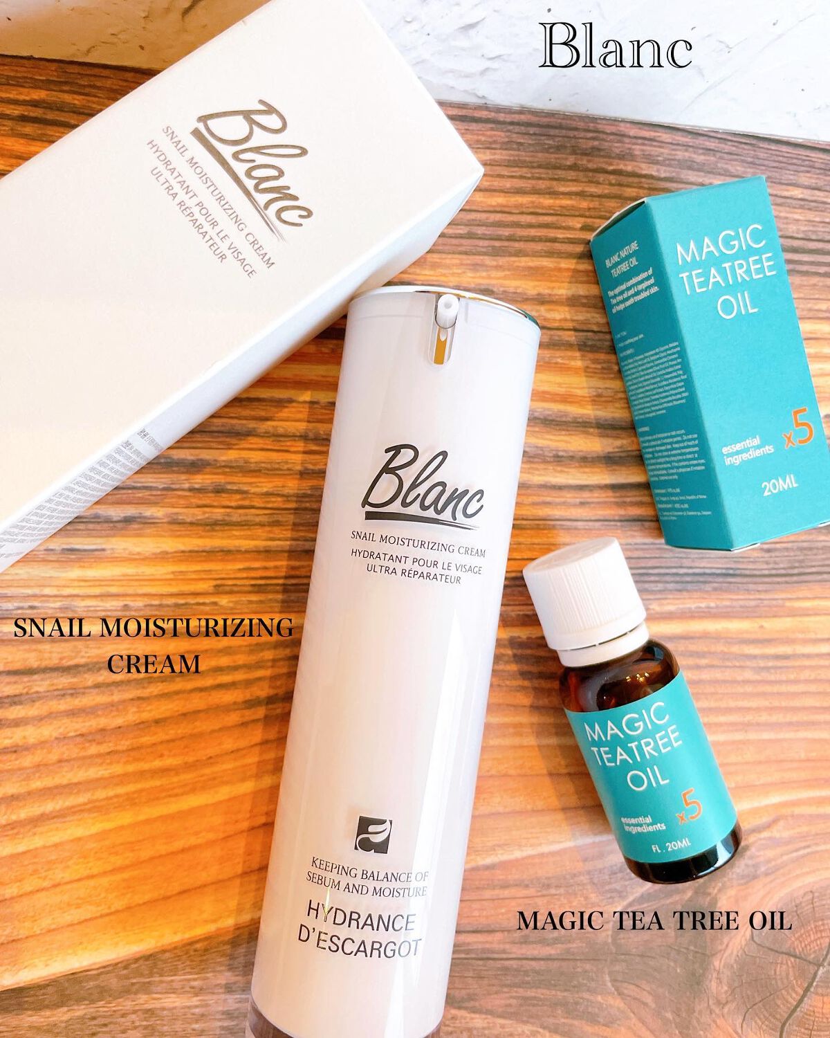 ゆ*た様 Blanc Nature マジックシカクリーム＆ティーツリーオイル 各 ゆ*