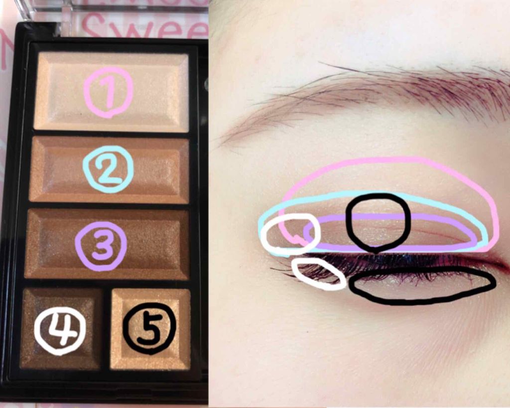 ショコラスウィート アイズ/リンメル ロンドン/アイシャドウパレットを使ったクチコミ（3枚目）