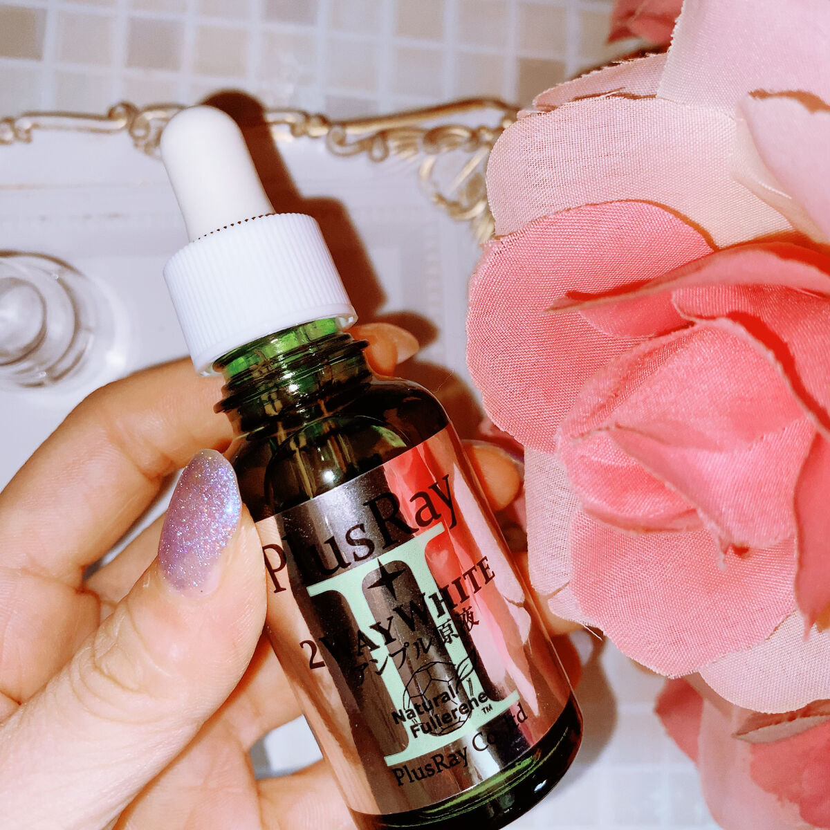 ツーウェイホワイト アンプル原液/PlusRay/美容液を使ったクチコミ（2枚目）