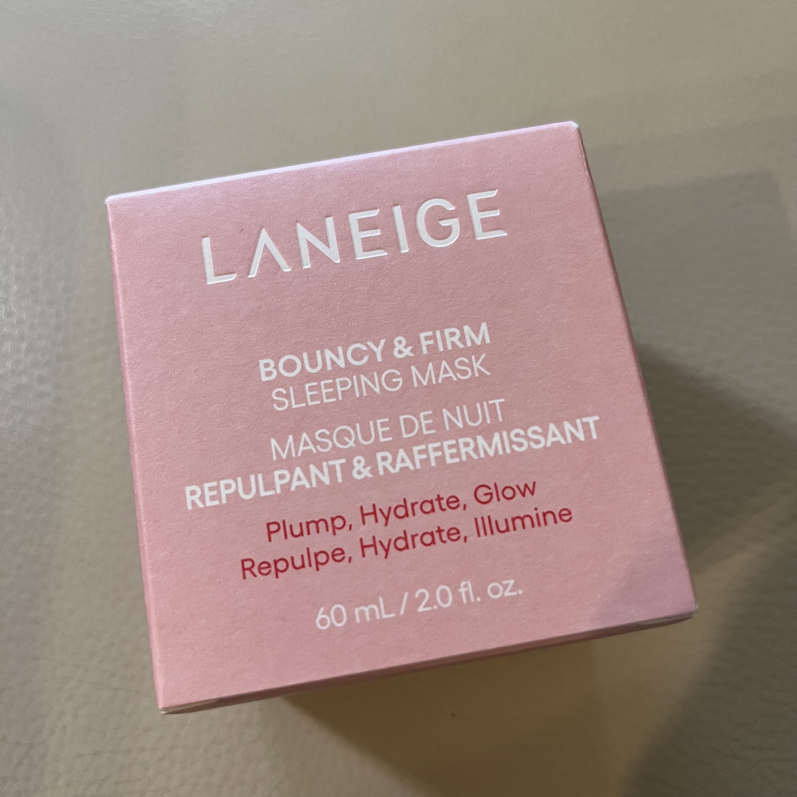 バウンシースリーピングマスク/LANEIGE/フェイスクリームを使ったクチコミ（2枚目）