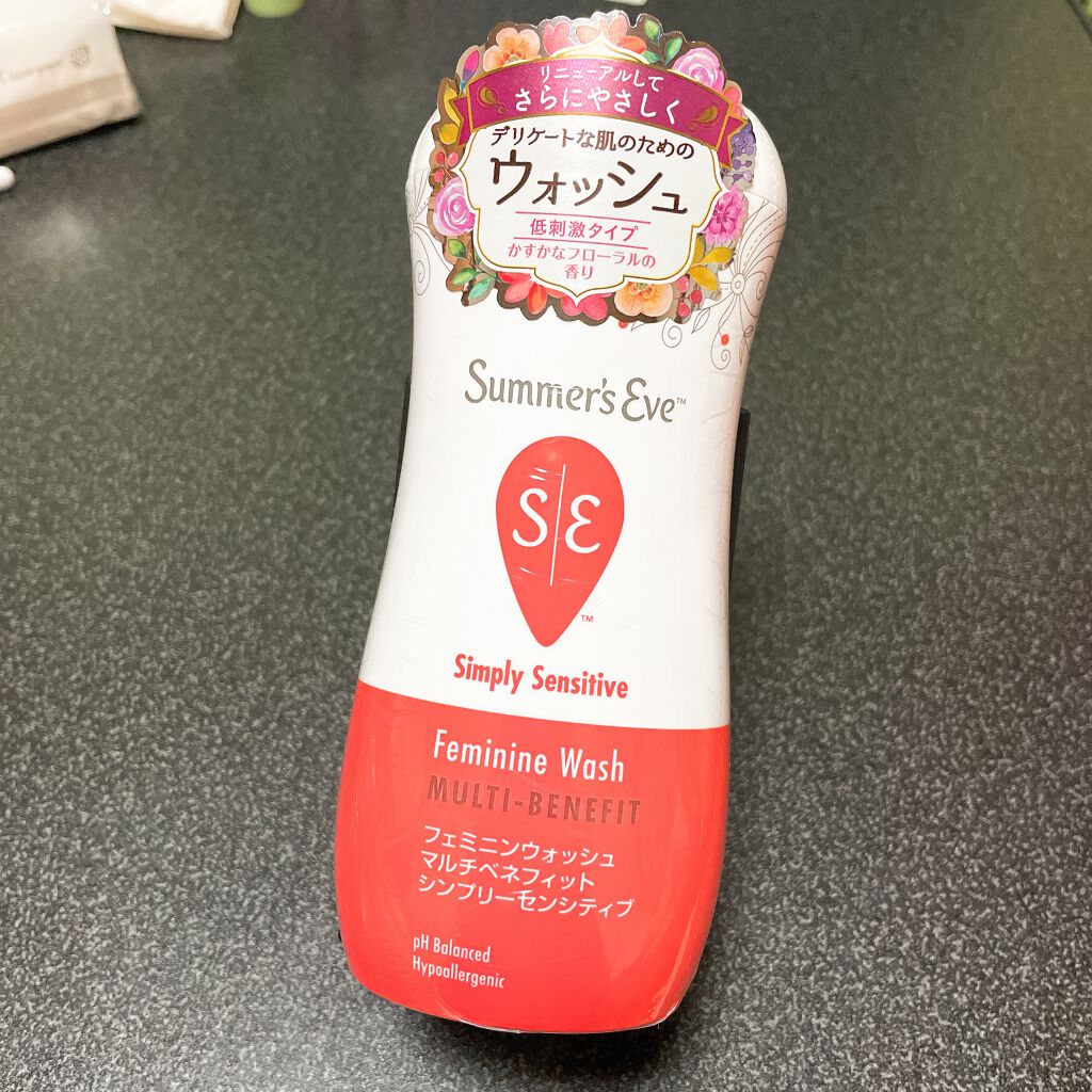 フェミニンウォッシュ マルチベネフィット シンプリーセンシティブ/Summer's Eve(サマーズイブ)/デリケートゾーンケアを使ったクチコミ（1枚目）