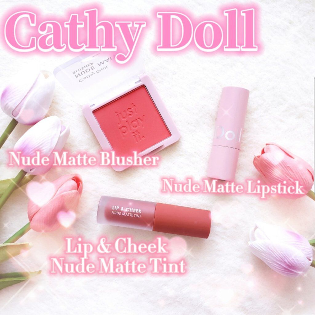 ヌードマットブラッシャー/CathyDoll/パウダーチークを使ったクチコミ（1枚目）