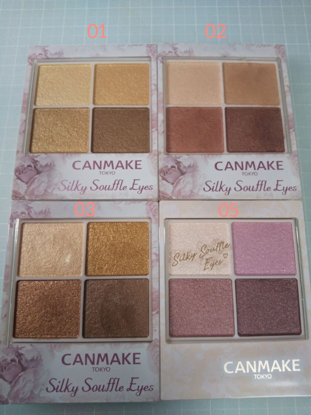 シルキースフレアイズ/キャンメイク/アイシャドウパレットを使ったクチコミ(2枚目)