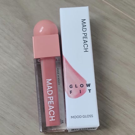 マッドピーチグロウフィットムードグロス/MAD PEACH/リップグロスを使ったクチコミ(1枚目)