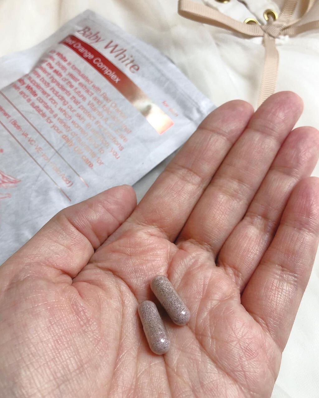Baby White 60粒/renaTerra/美容サプリメントを使ったクチコミ(2枚目)