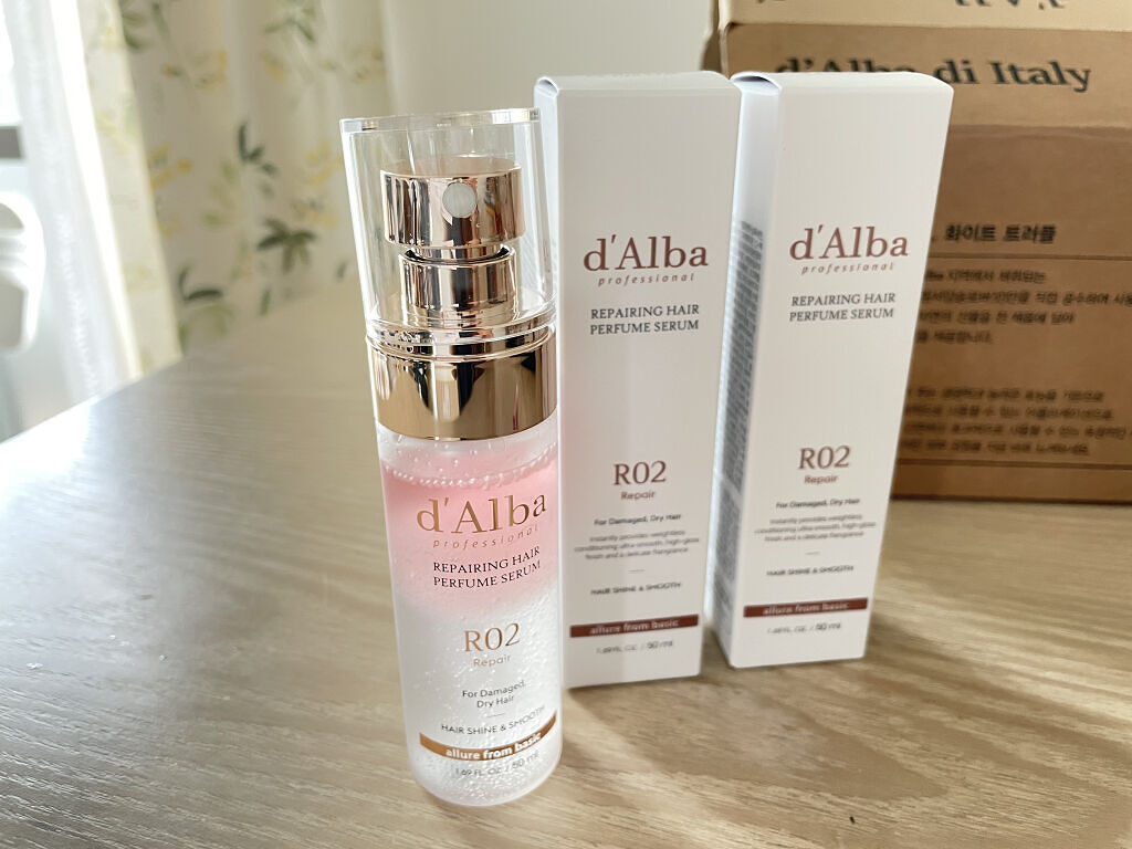 プロフェッショナルリペアリングヘアパヒュームセラム/ダルバ/ヘアミストを使ったクチコミ（1枚目）
