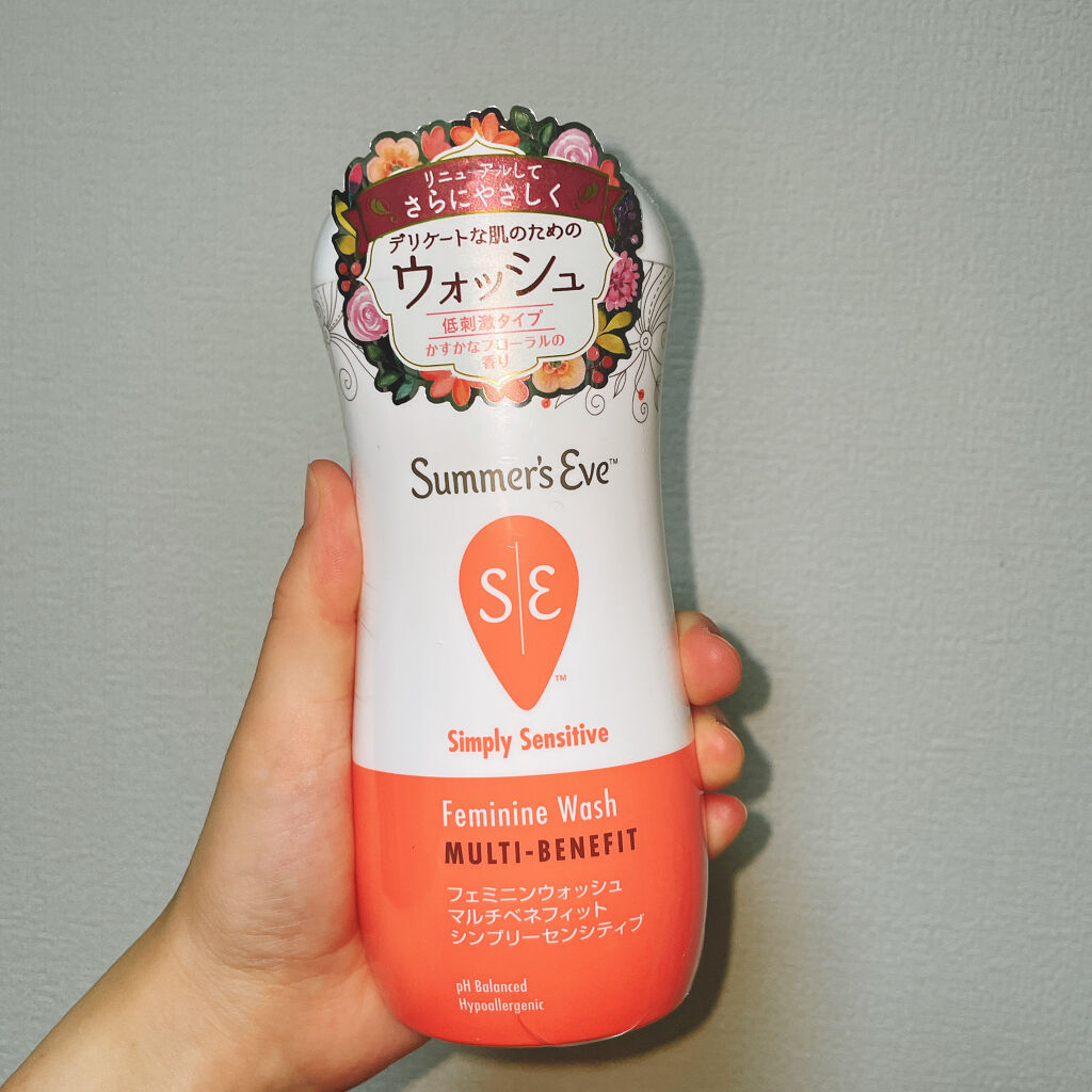 フェミニンウォッシュ マルチベネフィット シンプリーセンシティブ/Summer's Eve(サマーズイブ)/デリケートゾーンケアを使ったクチコミ（1枚目）