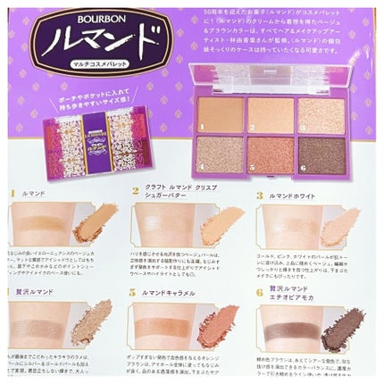 ルマンド 50th Anniversary マルチコスメパレット Book/宝島社/書籍を使ったクチコミ(4枚目)