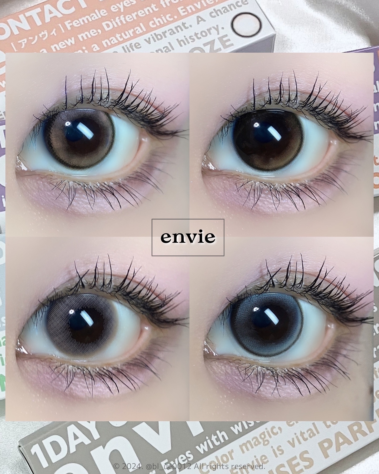 envie 1day パルファムベージュ/envie/ワンデー（１DAY）カラコンを使ったクチコミ（1枚目）