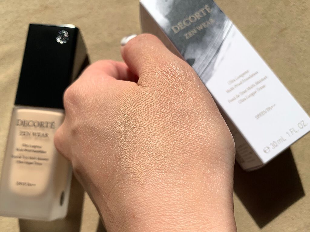 ゼン ウェア フルイド/DECORTÉ/リキッドファンデーションを使ったクチコミ(7枚目)
