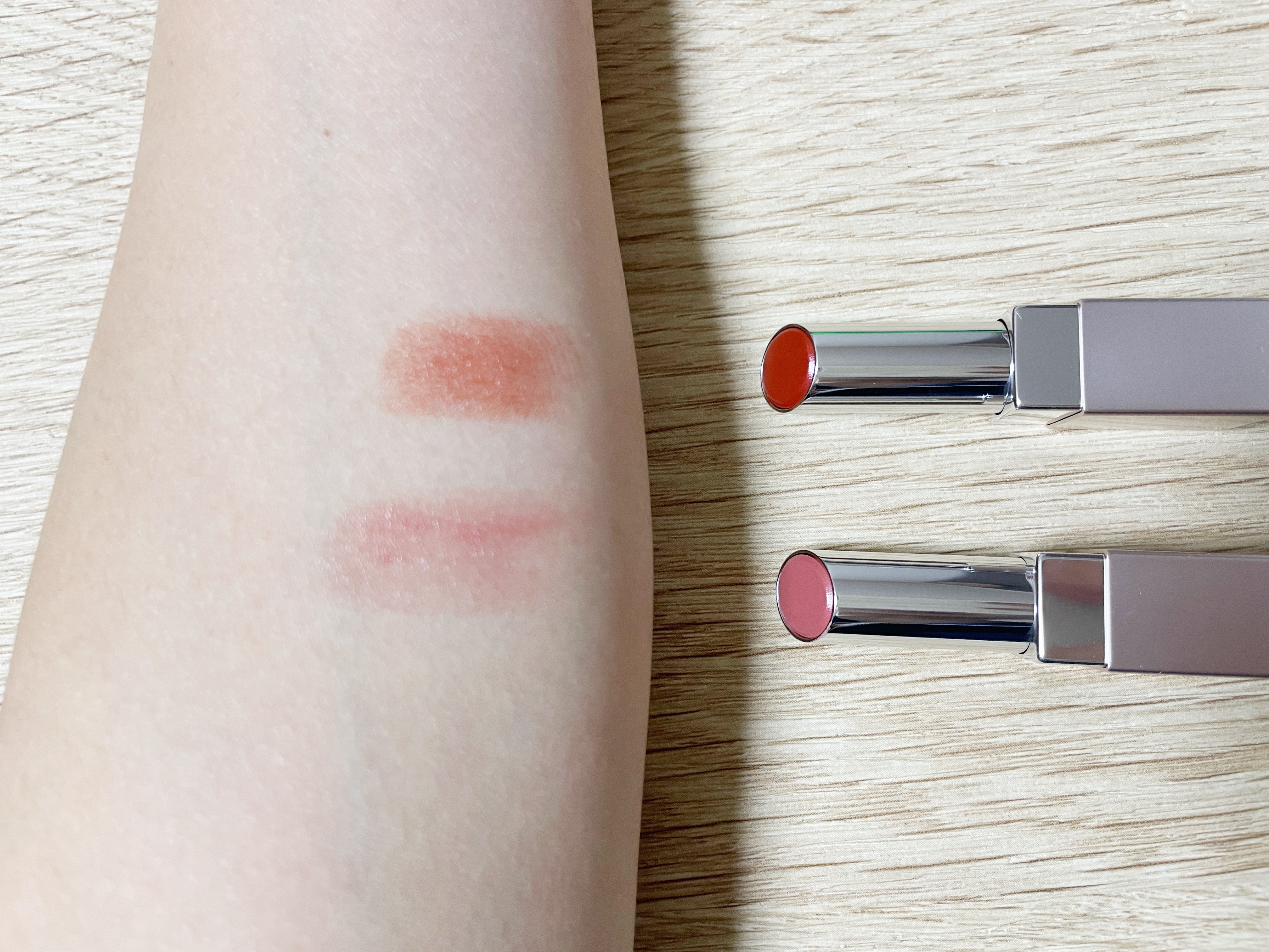 ナチュラルカラーリップ　/rafuna/口紅を使ったクチコミ（3枚目）