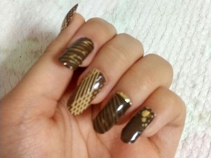 ネイルシール/DAISO/ネイルシールを使ったクチコミ(1枚目)